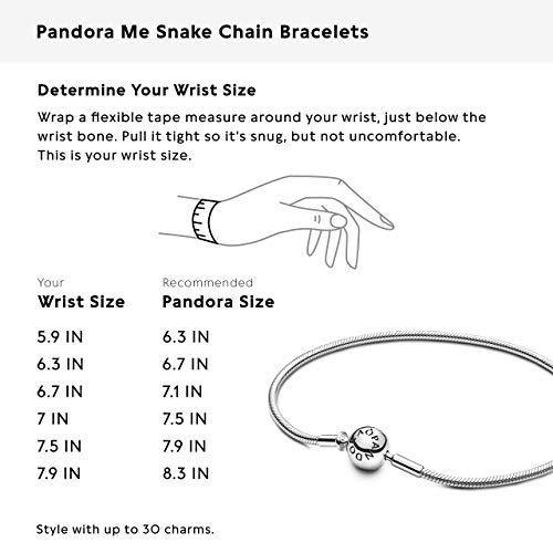 Pandora Jewelry Snake Chain Sterling Silver Bracelet, 7.1" - JOY2ESpree