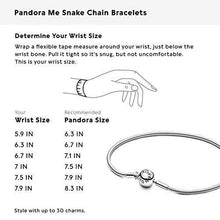 
                        
                          Load image into Gallery viewer, Pandora Jewelry Snake Chain Sterling Silver Bracelet, 7.1" - JOY2ESpree
                        
                      