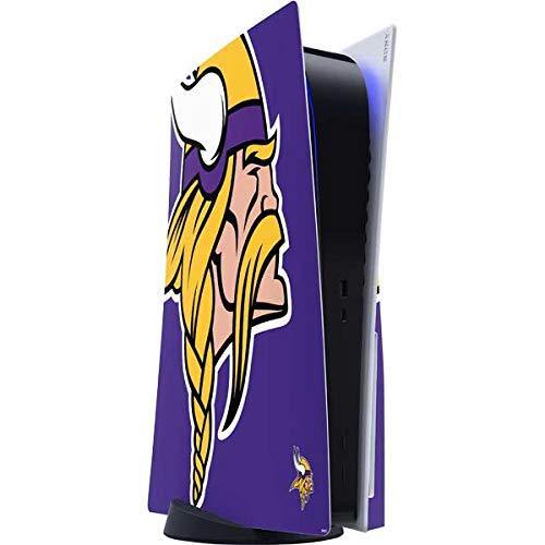 Skinit Decal Gaming Skin Compatible with PS5 Console - Officially Licensed NFL Minnesota Vikings Retro Logo Design - JOY2ESpree