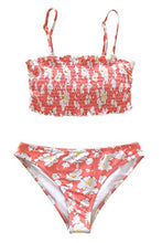 
                        
                          Muat gambar ke penampil Galeri, CUPSHE Women's Floral Smocked Bandeau Bikini Sets
                        
                      