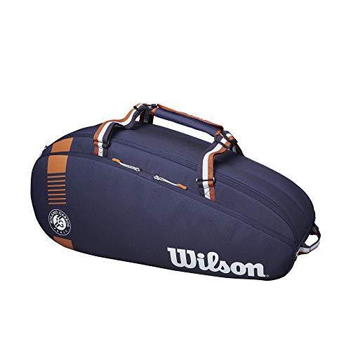 Wilson Roland Garros Team 6 Pack Racquet Bag (Navy/Orange) - JOY2ESpree