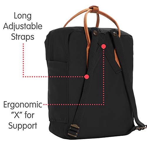 Fjallraven, Kanken No. 2 Backpack for Everyday, Black