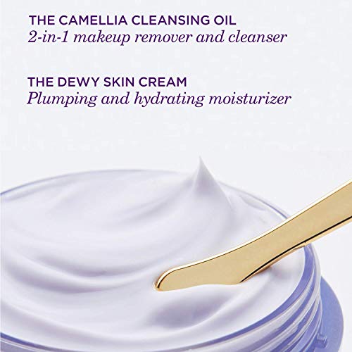Tatcha Bundle Set: Dewy Skin Cream (50ml) & Pure One Step Camellia Cleansing Oil (150ml)