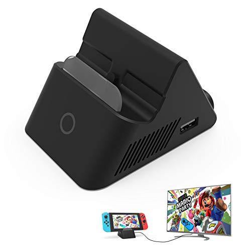 Dock Station for Nintendo Switch, KSW KINGDO TV Adapter for Switch, Portable Charging Stand - JOY2ESpree