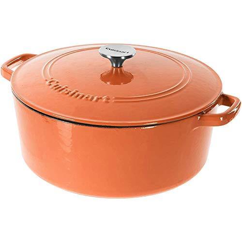 Cuisinart Cast Iron Casserole, Terracotta Orange, 7-Quart - JOY2ESpree