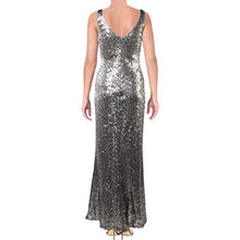 
                        
                          गैलरी व्यूवर में इमेज लोड करें, LAUREN RALPH LAUREN Lemony Women's Sequined Sleeveless V-Neck Column Gown
                        
                      