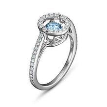 
                        
                          Load image into Gallery viewer, SWAROVSKI Women's Sparkling Dance Ring Collection, Rhodium Finish, Clear Crystals - JOY2ESpree
                        
                      