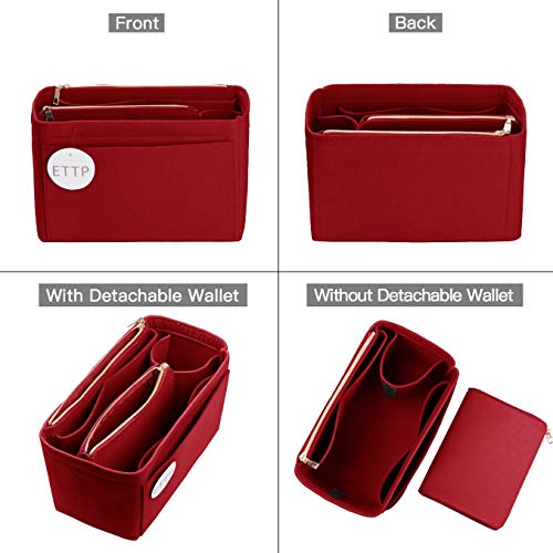 Purse Organizer, Felt Bag Organizer Insert Purse Organizer For LV Speedy, Neverfull, Tote, Handbag,Shaper 3 Sizes
