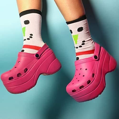 Cape Robbin Gardener Platform Clogs Slippers for Women, Women’s Fashion Comfortable Slip On Slides Shoes