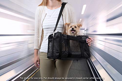 Sherpa Original Deluxe Airline Approved Pet Carrier, Medium, Black