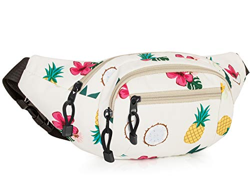 TOPERIN Fashion Fanny Pack Cute Running Belt Waist Pack Running Waist Bag Belt