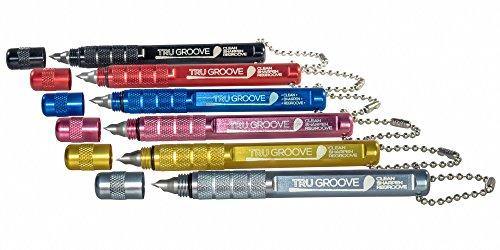 TruGroove Golf Club Groove Sharpener - Improved Backspin and Ball Control - Wedges and Irons - with 2 Free Color Matched Ball Markers - Made in USA - JOY2ESpree