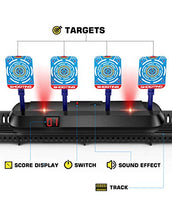 
                        
                          画像をギャラリービューアに読み込む, X TOYZ Digital Targets for Nerf Guns - Electronic Running Target Auto Rest for Shooting Practice, Ideal Gift for Kids, Boys &amp; Girls (V2)
                        
                      