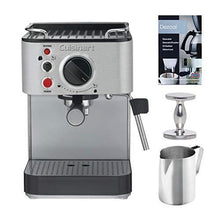 
                        
                          Cargar imagen en el visor de la galería, Cuisinart EM-100 Espresso Maker with Stainless Steel Frothing Pitcher, Handheld Tamper, and Descaling Powder Bundle (4 Items) - JOY2ESpree
                        
                      