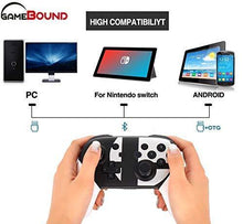 
                        
                          將圖片載入圖庫檢視器 Wireless pro Game Controller 2-Pack for Nintendo Switch by Gamebound (Black &amp; White) - JOY2ESpree
                        
                      