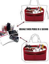 
                        
                          將圖片載入圖庫檢視器 Felt Purse Bag Organizer Insert with zipper Bag Tote Shaper Fit Speedy Neverfull MM GM
                        
                      