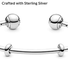 
                        
                          Load image into Gallery viewer, Pandora Jewelry Silver Open Bangle Sterling Silver Bracelet - JOY2ESpree
                        
                      