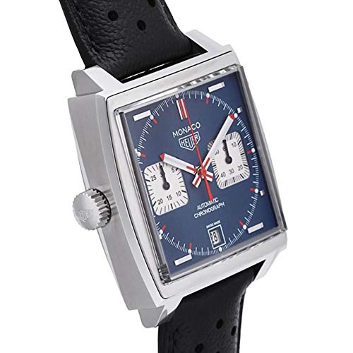 Tag Heuer orologio Monaco Calibre 11 automatico Blue dial 39mm CAW211P.FC6356