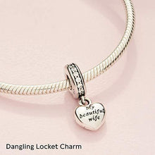 
                        
                          Load image into Gallery viewer, Pandora Jewelry My Beautiful Wife Dangle Cubic Zirconia Charm in Sterling Silver - JOY2ESpree
                        
                      
