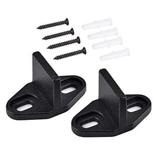 
                        
                          Cargar imagen en el visor de la galería, Homode Bottom Guide, 2 Pack Floor Guides Metal Steel Hardware for Sliding Barn Door, Powder Coated Black
                        
                      