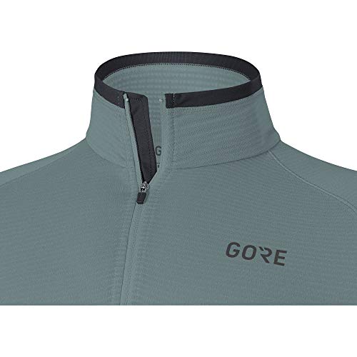 Gore Bike Wear Men's M Thermo Light Shirt, Nordic Blue/Black, Small