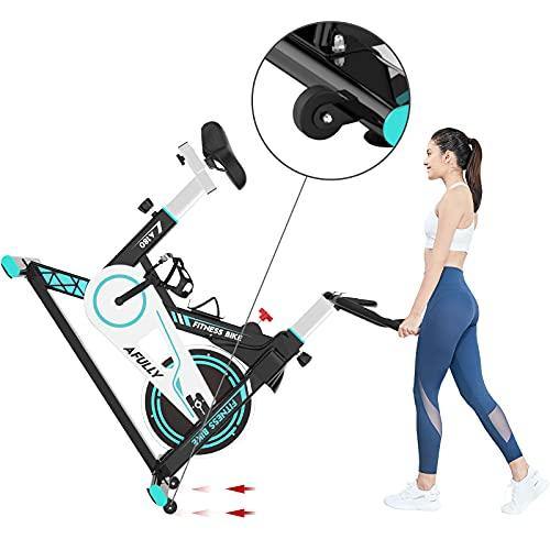 Afully Indoor Exercise Bikes Stationary, Fitness Bike Upright Cycling Belt Drive - JOY2ESpree