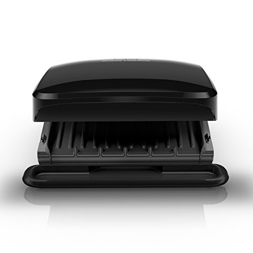 George Foreman 4-Serving Removable Plate Grill and Panini Press, Black, GRP360B - JOY2ESpree