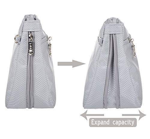 Vercord Expandable Nylon Handbag Purse Organizer Insert Liner Shaper Bag