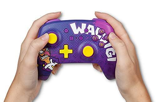 PowerA Enhanced Wireless Controller for Nintendo Switch - Waluigi, Nintendo Switch Lite, Gamepad, game controller, Bluetooth controller, rechargeable - JOY2ESpree
