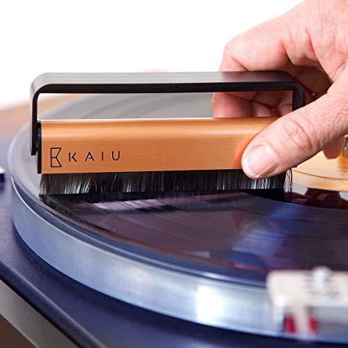 KAIU Vinyl Record & Stylus Cleaning Brush Combo - 2-in-1 Anti Static Carbon Fiber Brush Kit - JOY2ESpree