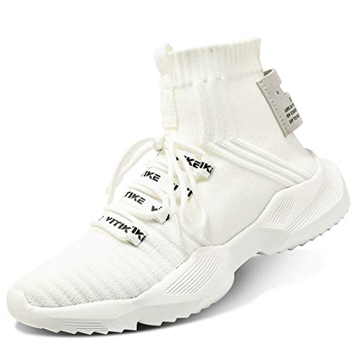 Women's Walking Shoes Running Shoes Socks Platform Fashion Mesh Sneakers Air Cushion Athletic Gym Casual Loafers Dance Hip-hop Shoes