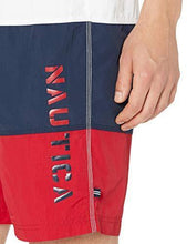 
                        
                          画像をギャラリービューアに読み込む, Nautica Men's Quick Dry Classic Logo Tri-Block Series Swim Trunk - JOY2ESpree
                        
                      