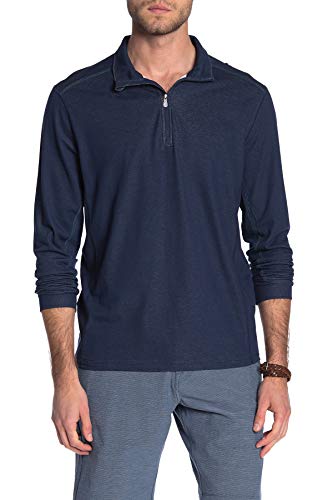 Tommy Bahama Paradise Valley Half Zip Pullover, Navy