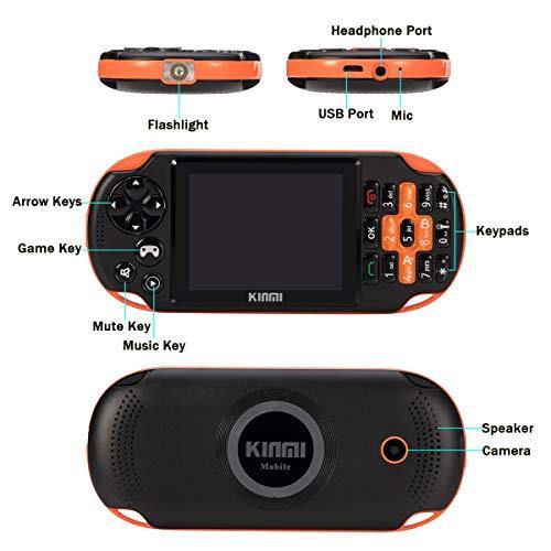 Gaming Phone Unlocked, Built-in 100 Classic Games, Bring You Happy Childhood Memories (GSM 2G Network only) - JOY2ESpree