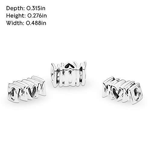 Pandora Jewelry Mom Script Sterling Silver Charm - JOY2ESpree