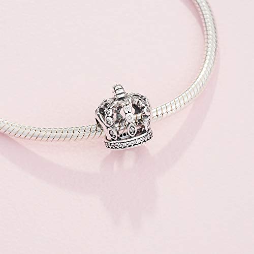 Pandora Jewelry Fairytale Crown Cubic Zirconia Charm in Sterling Silver - JOY2ESpree
