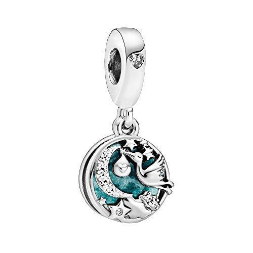 PANDORA Stork & Twinkling Stars, Blue Enamel - JOY2ESpree
