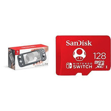 
                        
                          画像をギャラリービューアに読み込む, Nintendo Switch Lite - Gray with SanDisk 128GB MicroSDXC UHS-I Card for Nintendo Switch - JOY2ESpree
                        
                      
