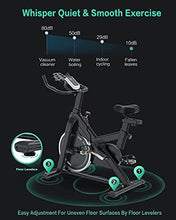 
                        
                          將圖片載入圖庫檢視器 Indoor Cycling Bike Stationary - Exercise Bike for Home Cardio Workout with Comfortable Seat Cushion &amp; Silent Belt Drive &amp; Pad Holder - JOY2ESpree
                        
                      