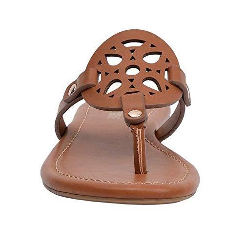 Cushionaire Women's Cameron Flat Sandal with +Comfort - JOY2ESpree