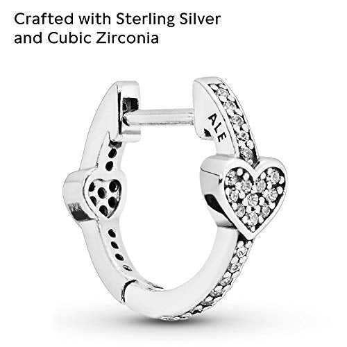 Pandora Rose Alluring Hearts Hoop Earrings - JOY2ESpree