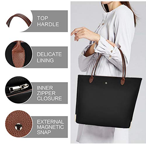 Sunny Snowy Laptop Tote Bag,15 Inch Water Resistant Nylon Laptop Bag