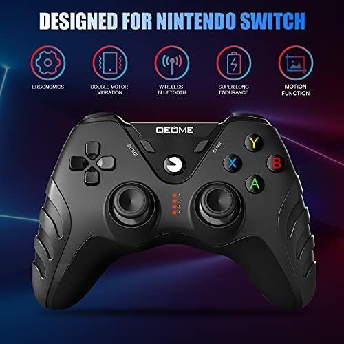 Wireless Pro Controller for Nintendo Switch, Compatible with PC/PS3 - JOY2ESpree