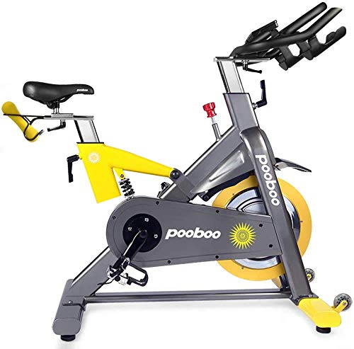 pooboo Commercial Standard Exercise Bike Magnetic Resistance Stationary Bike Indoor Cycling Bike Belt Drive Bike - JOY2ESpree