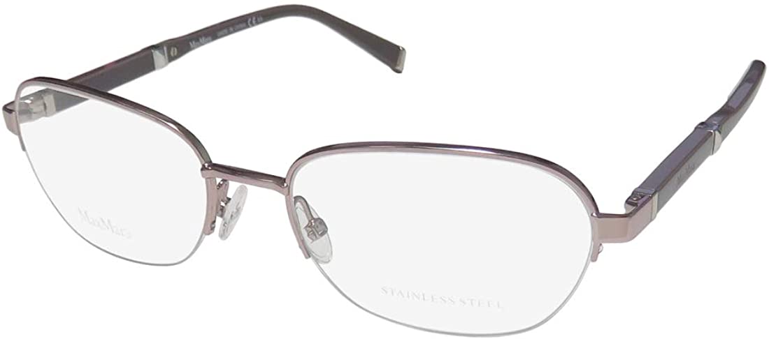 Max Mara 1265 Womens/Ladies Designer Half-rim Spring Hinges Premium Quality Gorgeous Eyeglasses/Glasses