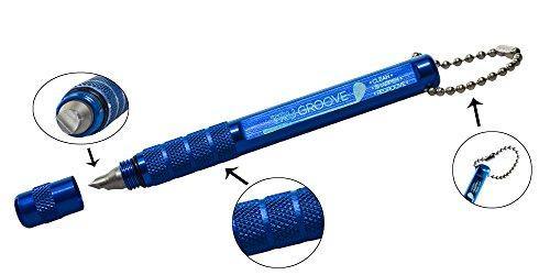 TruGroove Golf Club Groove Sharpener - Improved Backspin and Ball Control - Wedges and Irons - with 2 Free Color Matched Ball Markers - Made in USA - JOY2ESpree