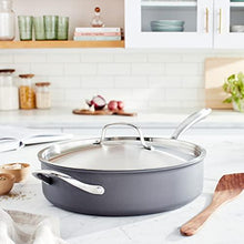 
                        
                          गैलरी व्यूवर में इमेज लोड करें, Cuisinart GG33-30H GreenGourmet Hard-Anodized Nonstick 5-1/2-Quart Saute Pan with Helper Handle and Cover - JOY2ESpree
                        
                      