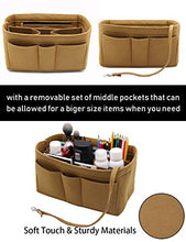 
                        
                          Muat gambar ke penampil Galeri, Felt Fabric Purse Tote Diaper Bag Organizer Insert Bag in Bag with Zipper Inner Pocket For Neverfull Speedy
                        
                      