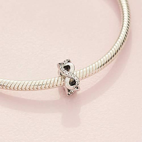 Pandora Jewelry Sparkling Infinity Spacer Cubic Zirconia Charm in Sterling Silver - JOY2ESpree