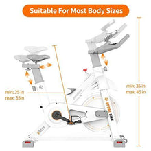 
                        
                          Cargar imagen en el visor de la galería, pooboo Indoor Exercise Bike Indoor Cycling Bike Stationary Bike Home Cardio Bike Training with Comfortable Seat Cushion, Tablet Holder and LCD Monitor - JOY2ESpree
                        
                      